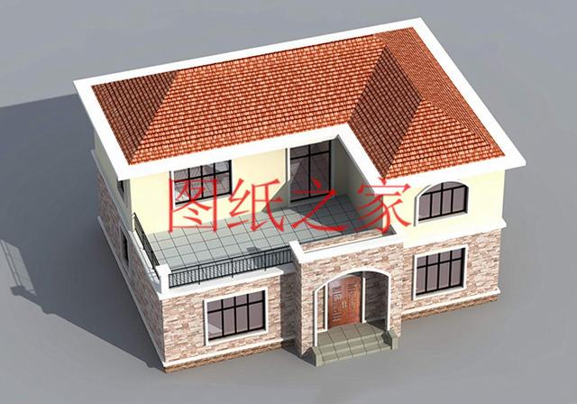 大戶型二層別墅設(shè)計(jì)圖，造價(jià)只要20萬(wàn)，很受大眾喜歡！