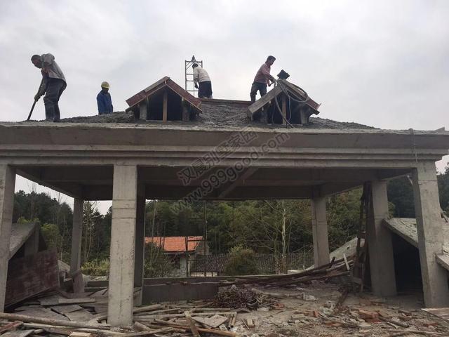 分享一棟雙拼別墅設(shè)計(jì)圖，村里的地標(biāo)建筑。