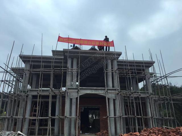 分享一棟雙拼別墅設(shè)計(jì)圖，村里的地標(biāo)建筑。