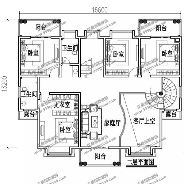 分享一棟雙拼別墅設(shè)計(jì)圖，村里的地標(biāo)建筑。