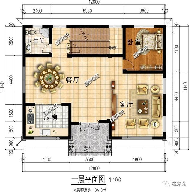 漂亮三層別墅設(shè)計(jì)圖，外觀精美讓人不愛(ài)都難。