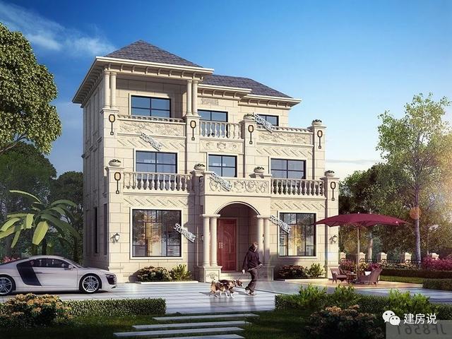 漂亮三層別墅設(shè)計(jì)圖，外觀精美讓人不愛(ài)都難。