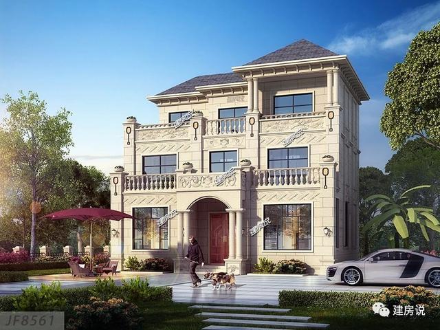 漂亮三層別墅設(shè)計(jì)圖，外觀精美讓人不愛(ài)都難。