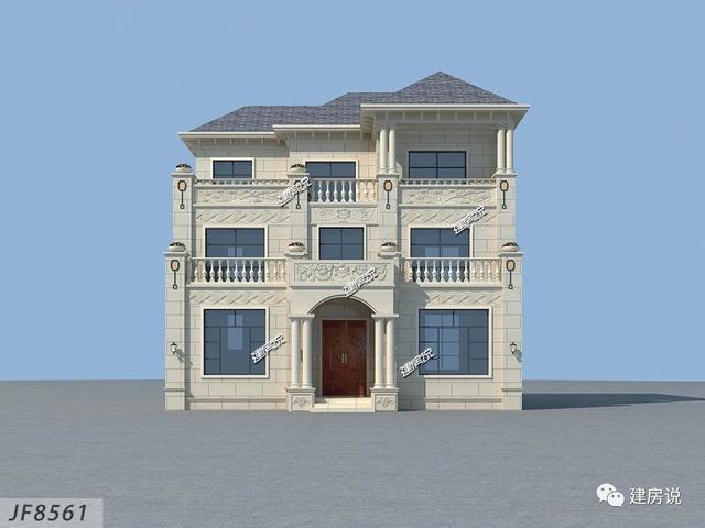 漂亮三層別墅設(shè)計(jì)圖，外觀精美讓人不愛(ài)都難。