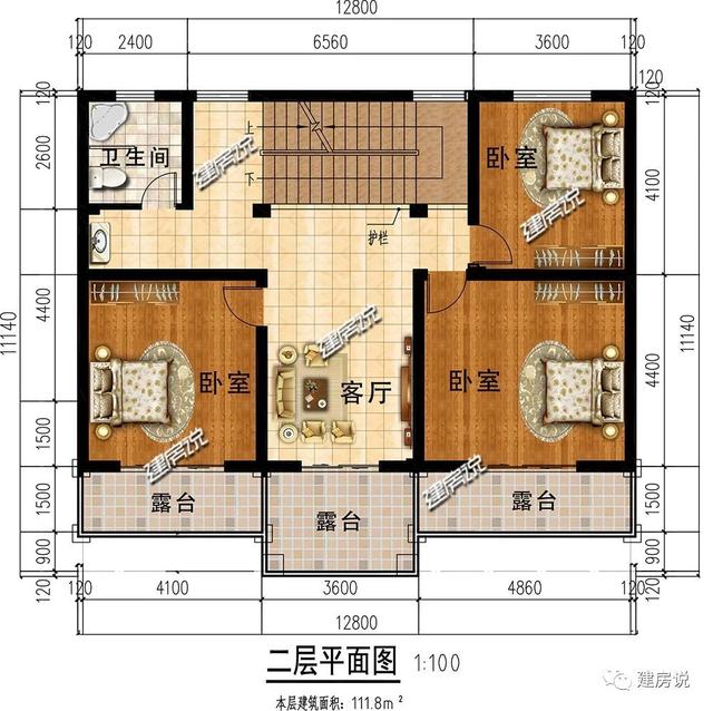 漂亮三層別墅設(shè)計(jì)圖，外觀精美讓人不愛(ài)都難。