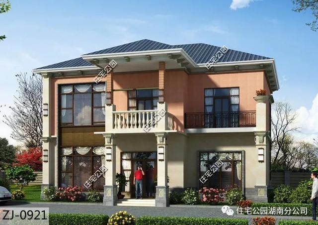 歐式別墅設(shè)計(jì)圖，4室3廳還要帶堂屋。