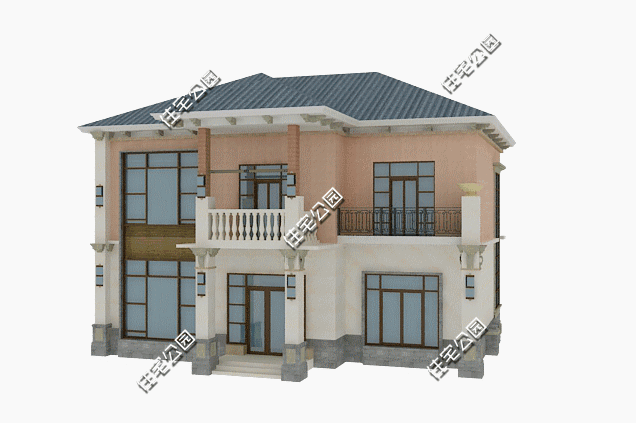 歐式別墅設(shè)計(jì)圖，4室3廳還要帶堂屋。