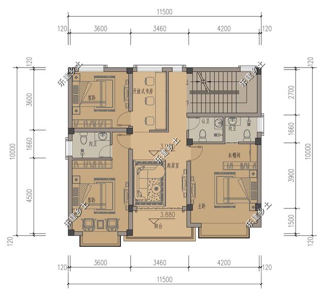 江西九江歐式別墅設(shè)計圖，不規(guī)則地形，也能建造的這么完美！