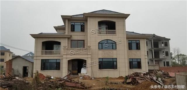 40萬三層小別墅設計圖，抗震易施工，打造您完美的家。