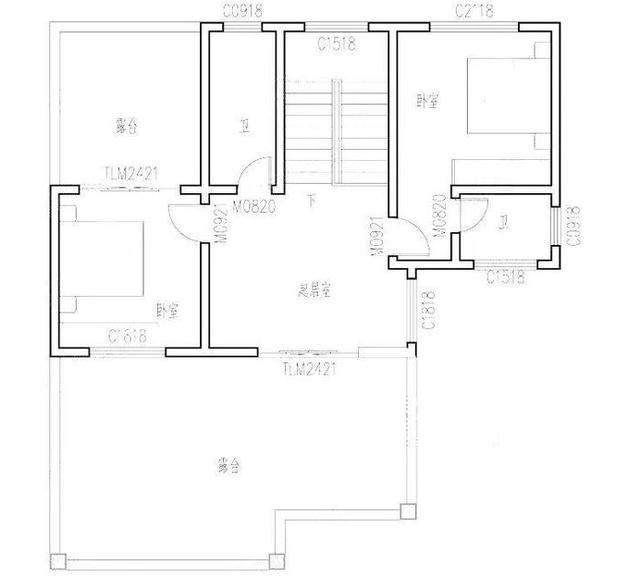 開(kāi)間12米的三層別墅設(shè)計(jì)圖，帶堂屋、露臺(tái)和多臥室，歡迎建造。