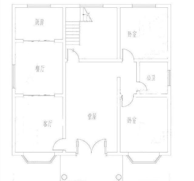 開(kāi)間12米的三層別墅設(shè)計(jì)圖，帶堂屋、露臺(tái)和多臥室，歡迎建造。