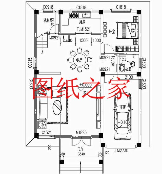 大眾喜愛的三層別墅設(shè)計(jì)圖，120平米，喜歡就帶回家建造吧！