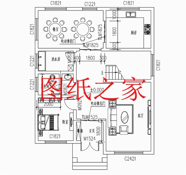 大眾喜愛的三層別墅設(shè)計(jì)圖，120平米，喜歡就帶回家建造吧！