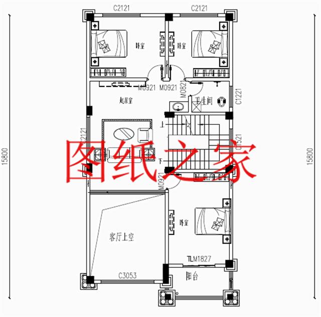 大眾喜愛的三層別墅設(shè)計(jì)圖，120平米，喜歡就帶回家建造吧！