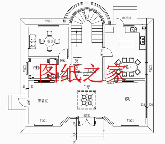 大眾喜愛的三層別墅設(shè)計(jì)圖，120平米，喜歡就帶回家建造吧！
