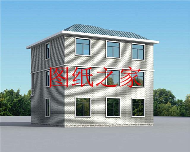 大眾喜愛的三層別墅設(shè)計(jì)圖，120平米，喜歡就帶回家建造吧！