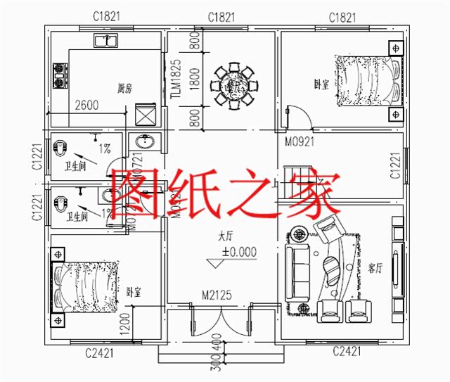 大眾喜愛的三層別墅設(shè)計(jì)圖，120平米，喜歡就帶回家建造吧！