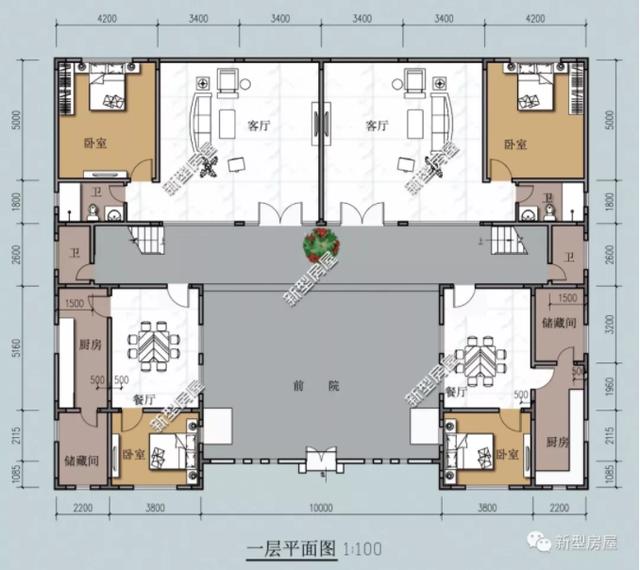 推薦三合院設計圖，適合做養(yǎng)老房，挑一套趕快建造吧！