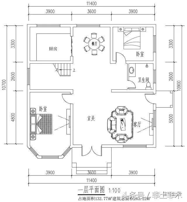 11X10米農(nóng)村自建房，弧形采光窗、小菜園，人人羨慕嫉妒。