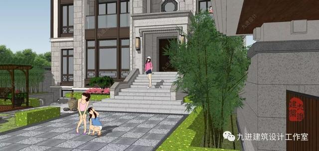 新式別墅設(shè)計(jì)圖，遠(yuǎn)觀能融合于環(huán)境，近看細(xì)膩有品味！