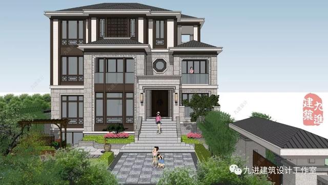 新式別墅設(shè)計(jì)圖，遠(yuǎn)觀能融合于環(huán)境，近看細(xì)膩有品味！