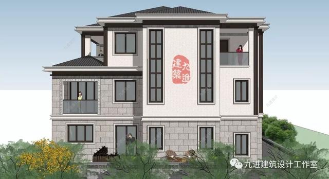 新式別墅設(shè)計(jì)圖，遠(yuǎn)觀能融合于環(huán)境，近看細(xì)膩有品味！