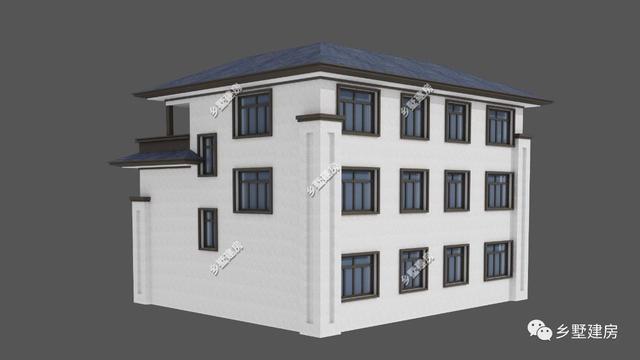 三層中式別墅設(shè)計圖，新式四合院設(shè)計，我們自己的風格！