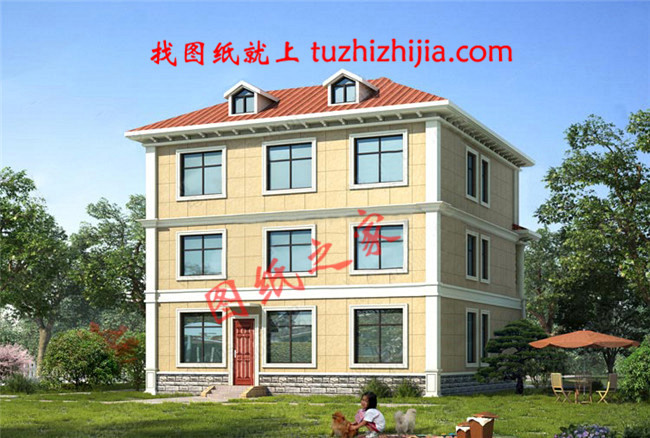 10套農(nóng)村20萬三層別墅設(shè)計圖，美觀實用造價低！