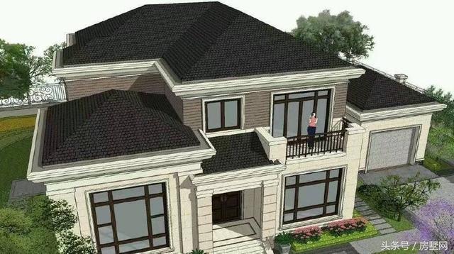 19.2×12.2米簡(jiǎn)歐風(fēng)格別墅設(shè)計(jì)圖，低調(diào)大氣，保證你看了會(huì)有回家建房的欲望