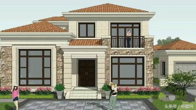 19.2×12.2米簡(jiǎn)歐風(fēng)格別墅設(shè)計(jì)圖，低調(diào)大氣，保證你看了會(huì)有回家建房的欲望