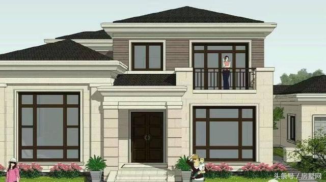 19.2×12.2米簡(jiǎn)歐風(fēng)格別墅設(shè)計(jì)圖，低調(diào)大氣，保證你看了會(huì)有回家建房的欲望