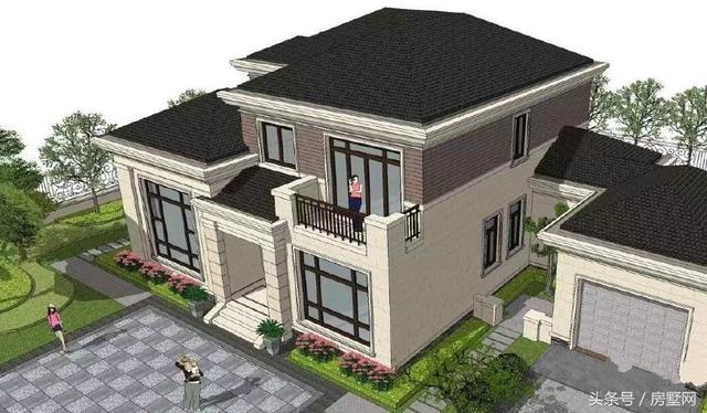 19.2×12.2米簡(jiǎn)歐風(fēng)格別墅設(shè)計(jì)圖，低調(diào)大氣，保證你看了會(huì)有回家建房的欲望