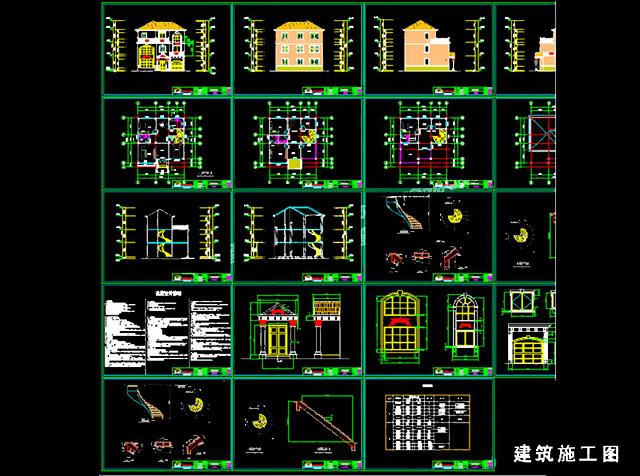 農(nóng)村三層12x12米別墅設(shè)計圖，全套建筑結(jié)構(gòu)水電施工圖，正符合農(nóng)村房屋住宅風(fēng)格