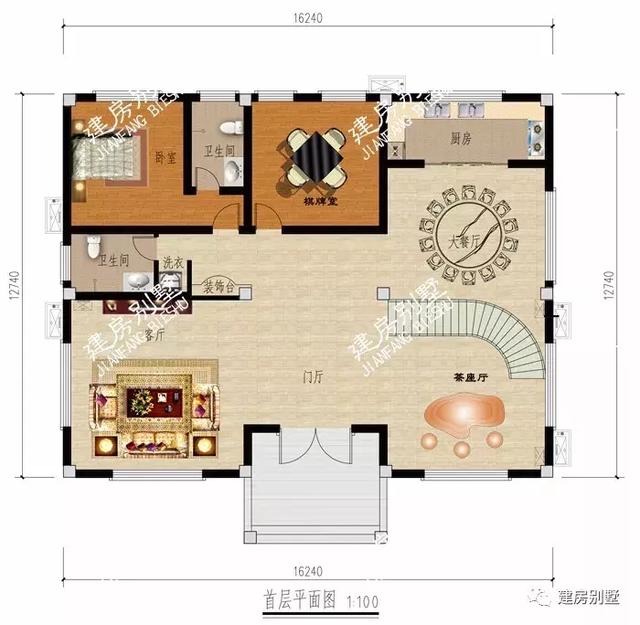 帶露臺的四層農(nóng)村自建房設(shè)計(jì)圖，居住生活起來肯定既方便又舒適