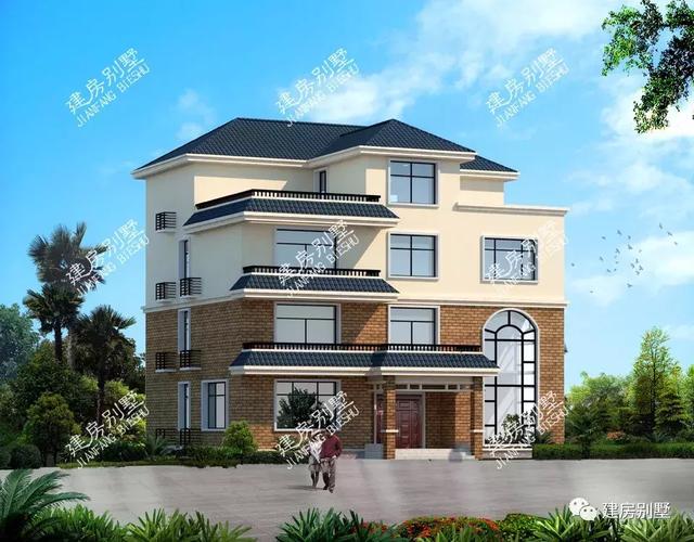 帶露臺的四層農(nóng)村自建房設(shè)計(jì)圖，居住生活起來肯定既方便又舒適