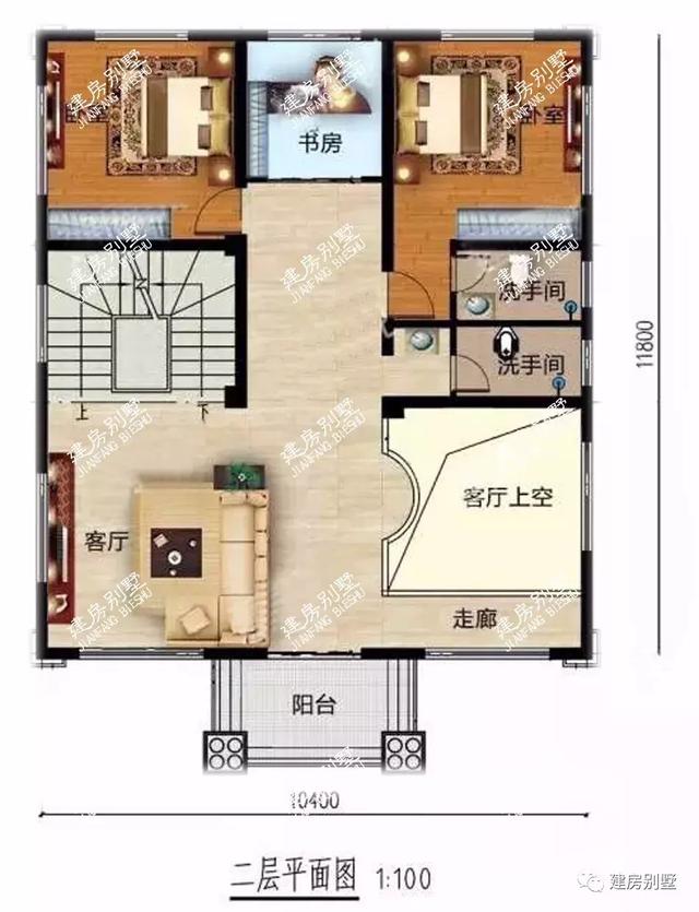 帶露臺的四層農(nóng)村自建房設(shè)計(jì)圖，居住生活起來肯定既方便又舒適