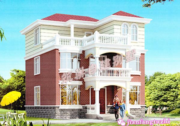 很受歡迎的9.9x12.9米新農(nóng)村三層帶露臺(tái)自建房設(shè)計(jì)施工圖，強(qiáng)烈推薦