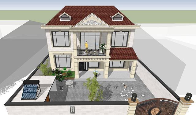 經(jīng)典新農(nóng)村自建房設(shè)計(jì)圖，造型獨(dú)特，獨(dú)樹一幟