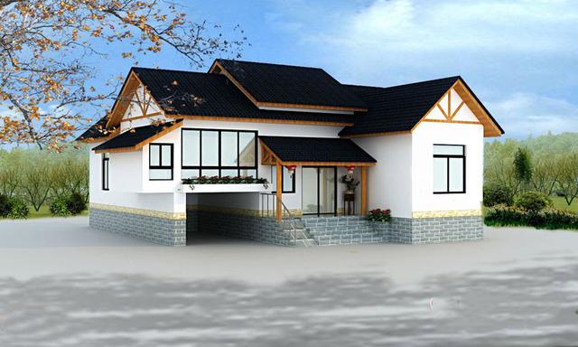 經(jīng)典新農(nóng)村自建房設(shè)計(jì)圖，造型獨(dú)特，獨(dú)樹一幟