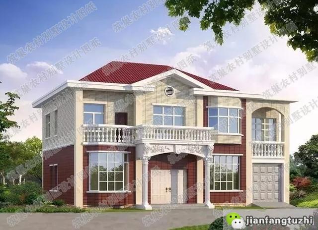 4套二層帶陽光花房農(nóng)村自建別墅設(shè)計(jì)圖全套cad施工圖，打造創(chuàng)意私人小空間