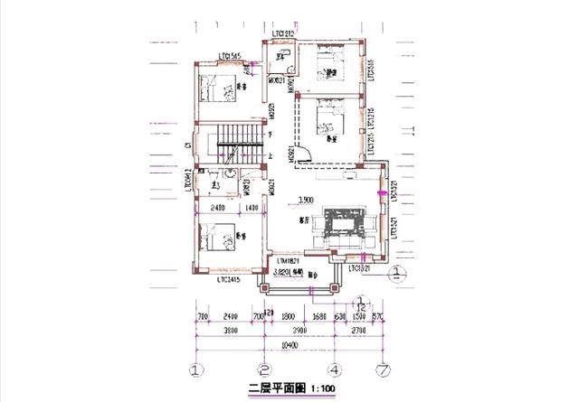 10×14米農村三層自建房設計圖，戶型實用大氣，一起來看看