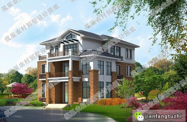 10×14米農村三層自建房設計圖，戶型實用大氣，一起來看看