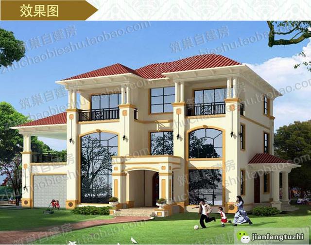 5款30萬別墅設(shè)計(jì)圖，高端大氣，通透采光，越來越受現(xiàn)代年輕人的歡迎