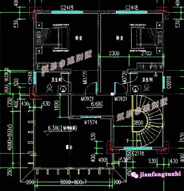 占地120平米簡(jiǎn)歐復(fù)式挑空客廳三層農(nóng)村別墅設(shè)計(jì)圖，你心動(dòng)了沒