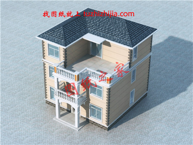 2層半農(nóng)村別墅房屋圖片大全，自建房設(shè)計圖精選