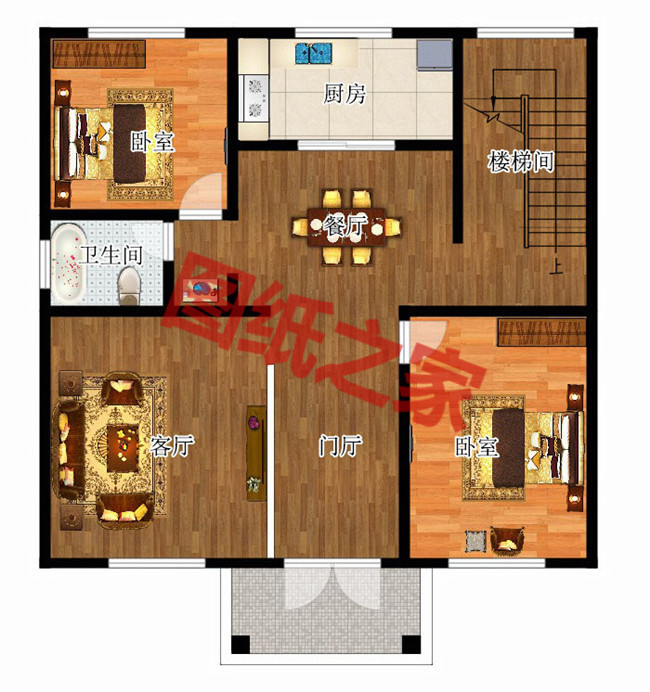 2層半農(nóng)村別墅房屋圖片大全，自建房設(shè)計圖精選