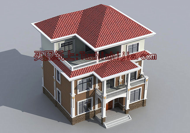 2層半農(nóng)村別墅房屋圖片大全，自建房設(shè)計圖精選