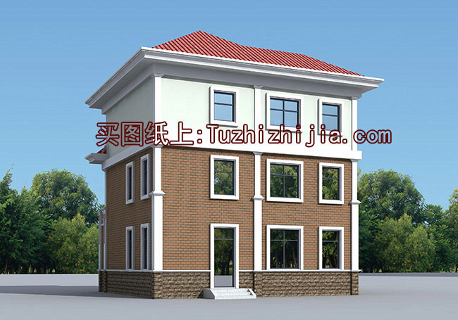 2層半農(nóng)村別墅房屋圖片大全，自建房設(shè)計圖精選