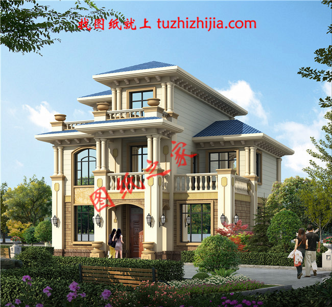 2層半農(nóng)村別墅房屋圖片大全，自建房設(shè)計圖精選