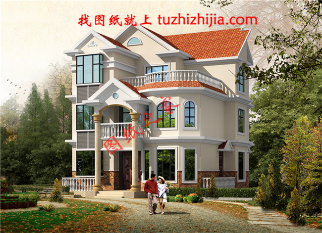 2層半農(nóng)村別墅房屋圖片大全，自建房設(shè)計圖精選